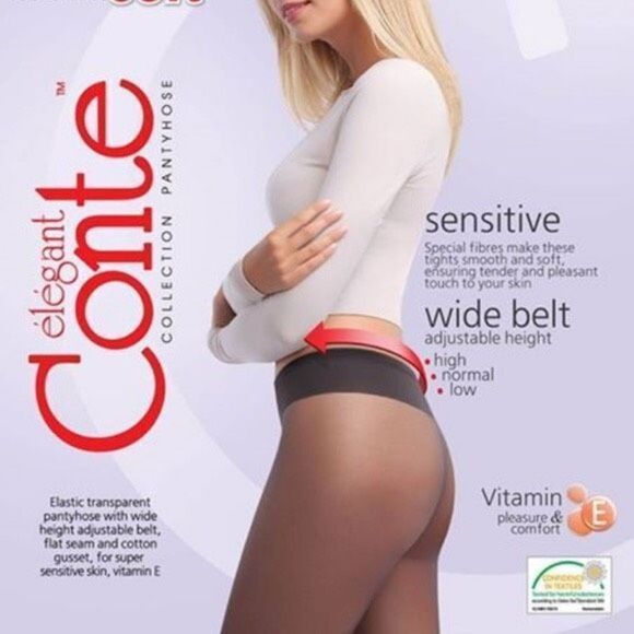 ✨Conte Low Waist Women's Tights - Top Soft 20 Den✨ - Picture 2 of 7